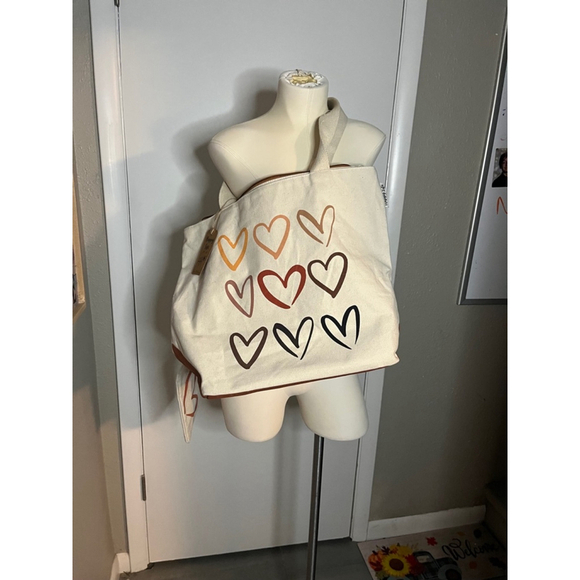 nwt oversized tote with clutch purse by Madrid - Picture 1 of 9